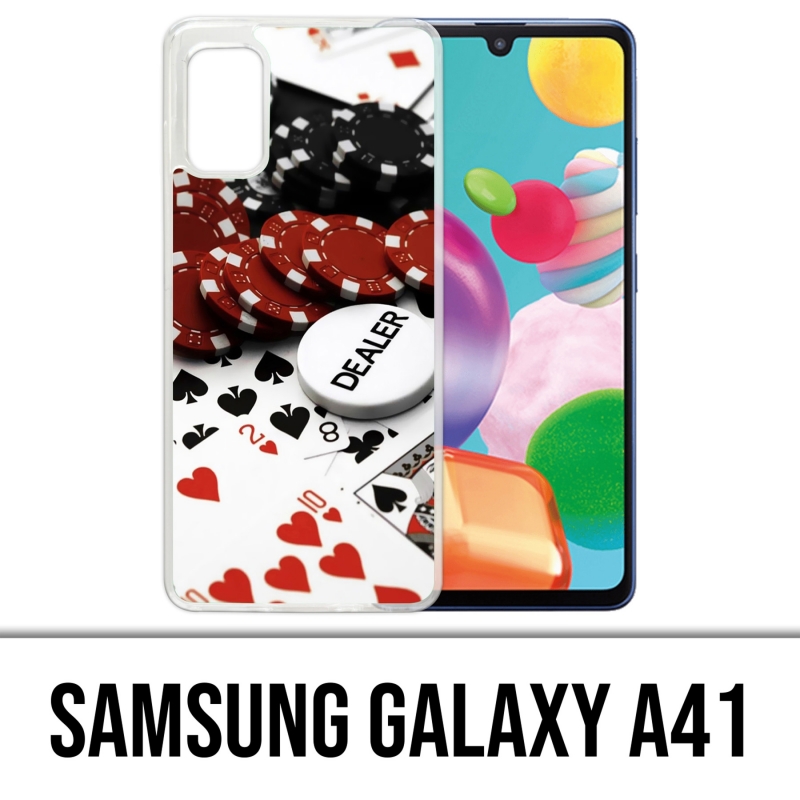 Coque Samsung Galaxy A41 - Poker Dealer