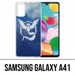 Samsung Galaxy A41 Case - Pokémon Go Team Blue Grunge