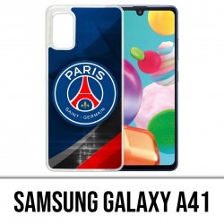 Carcasa Samsung Galaxy A41 - Psg Logo Metal Cromado