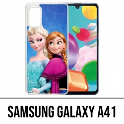 Custodia per Samsung Galaxy A41 - Frozen Elsa e Anna