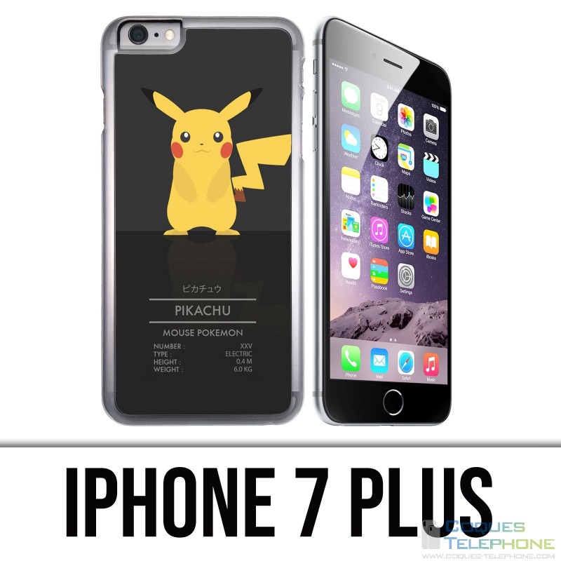 Coque iPhone 7 PLUS - Pokémon Pikachu