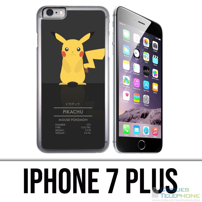 Custodia per iPhone 7 Plus: Pokémon Pikachu