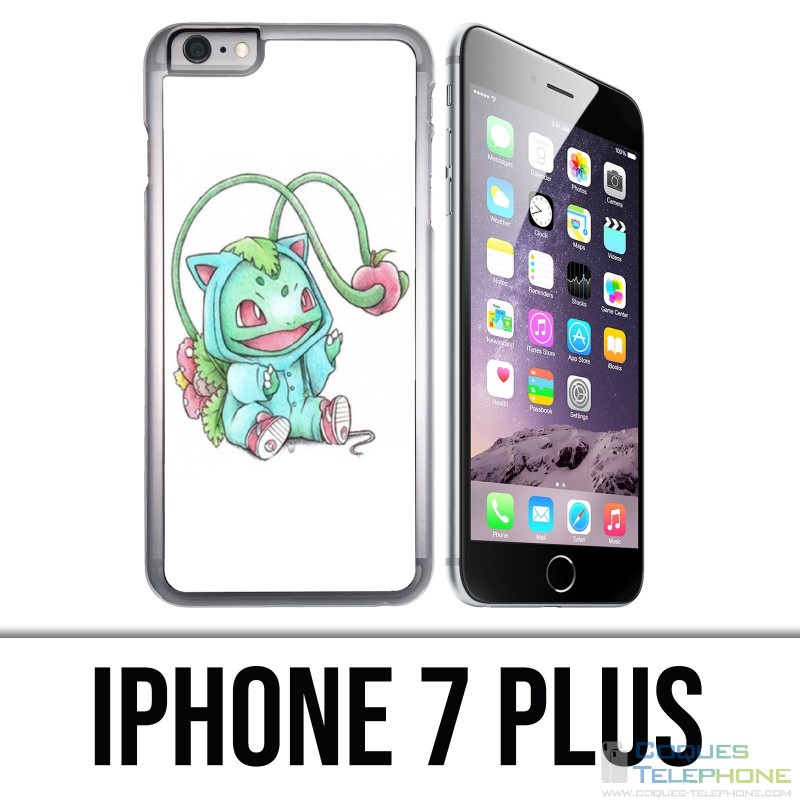 Custodia per iPhone 7 Plus: Pokémon Bulbizarre