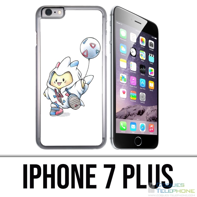 Coque iPhone 7 PLUS - Pokémon Bébé Togepi