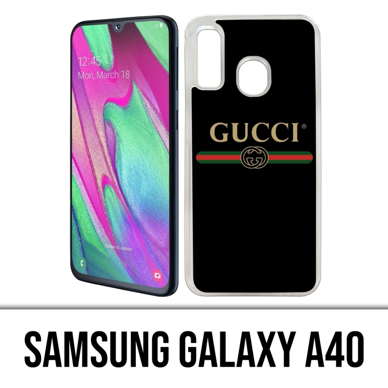 Samsung Galaxy A40 Case - Gucci Logo Gürtel