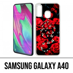 Funda Samsung Galaxy A40 - Gucci Snake Roses