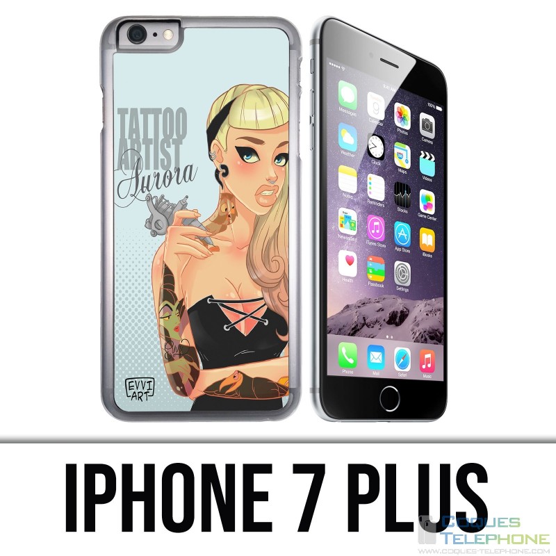 Coque iPhone 7 PLUS - Princesse Aurore Artiste