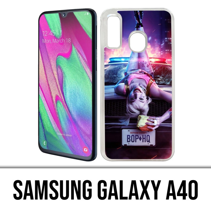Custodia per Samsung Galaxy A40 - Cappuccio Birds of Prey di Harley Quinn