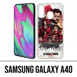 Coque Samsung Galaxy A40 - La Casa De Papel - Comics Paint