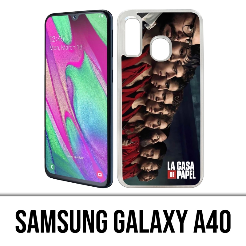 Coque Samsung Galaxy A40 - La Casa De Papel - Equipe