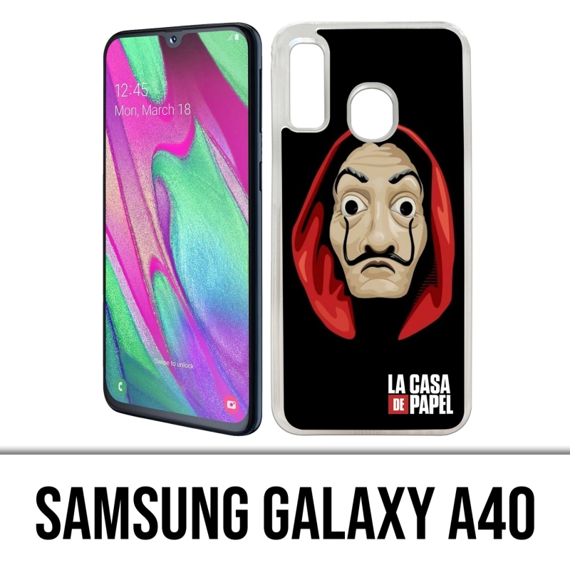 Coque Samsung Galaxy A40 - La Casa De Papel - Masque Dali