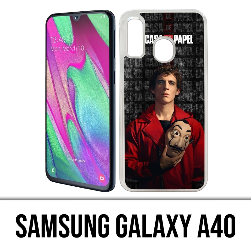 Coque Samsung Galaxy A40 - La Casa De Papel - Rio Masque