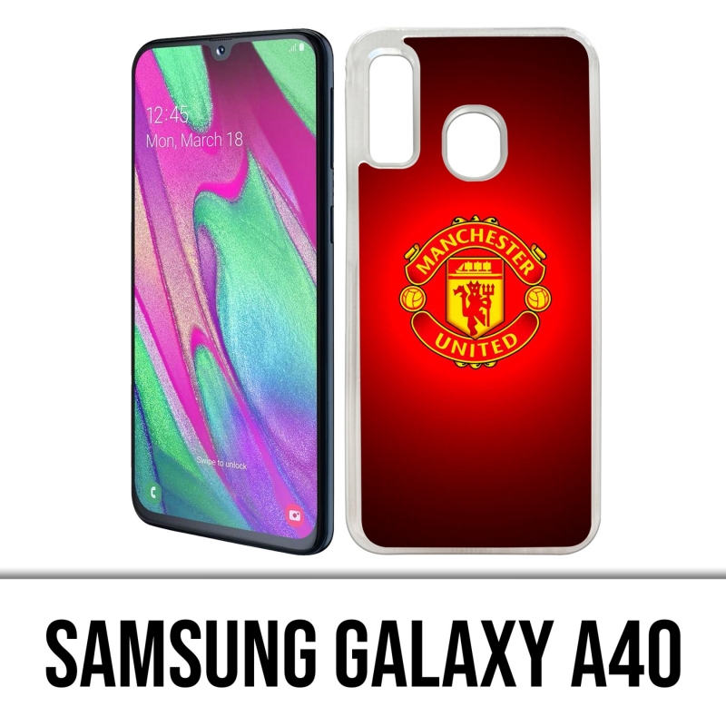 Coque Samsung Galaxy A40 - Manchester United Football