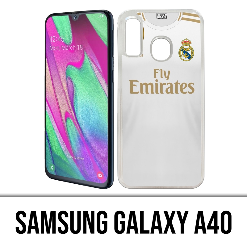 Funda Samsung Galaxy A40 - Camiseta Real Madrid 2020