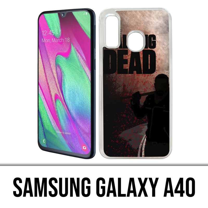 Coque Samsung Galaxy A40 - The Walking Dead : Negan