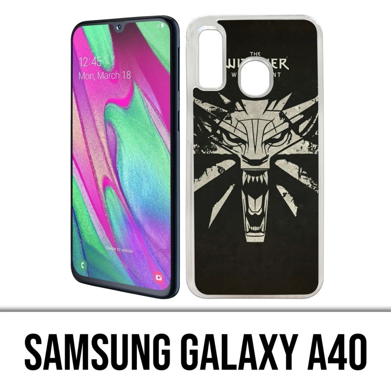 Custodia per Samsung Galaxy A40 - Logo Witcher