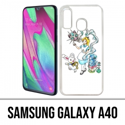 Coque Samsung Galaxy A40 - Alice Au Pays Des Merveilles Pokémon