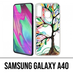 Custodia per Samsung Galaxy A40 - Albero multicolore