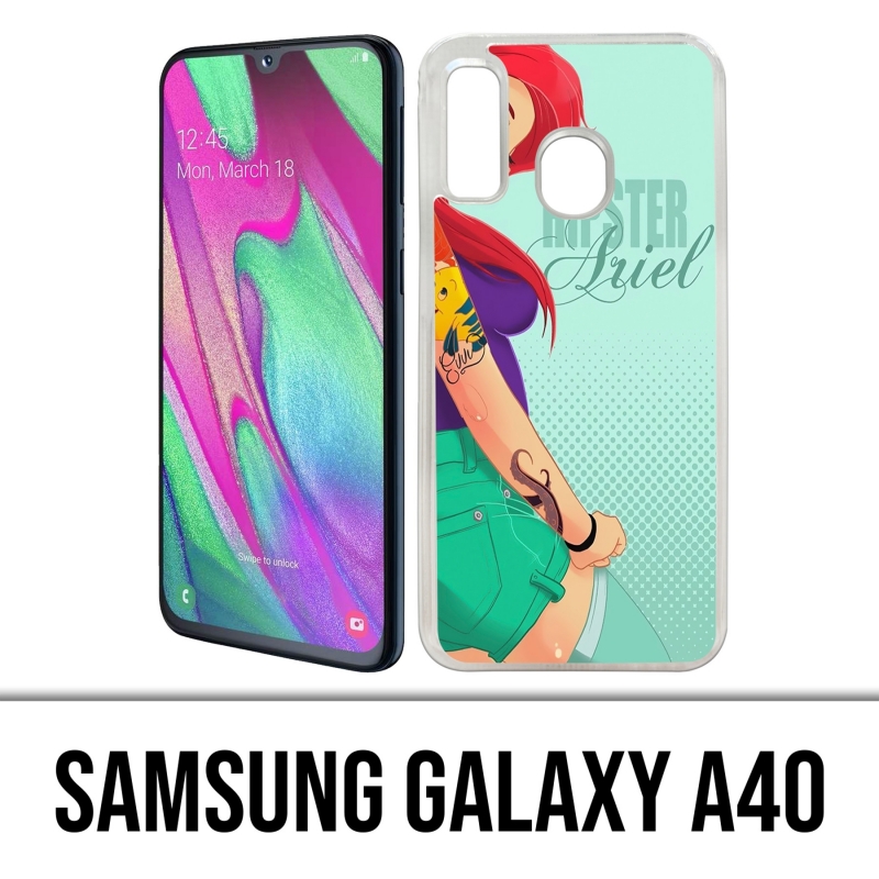 Coque Samsung Galaxy A40 - Ariel Sirène Hipster