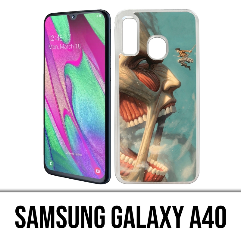 Coque Samsung Galaxy A40 - Attack-On-Titan-Art