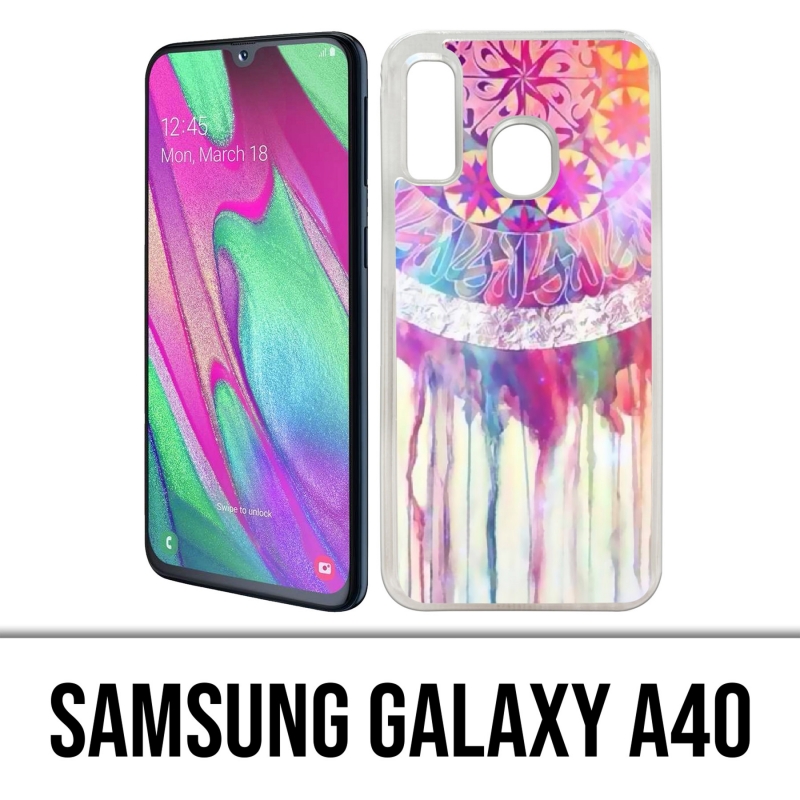 Custodia per Samsung Galaxy A40 - Pittura Acchiappasogni