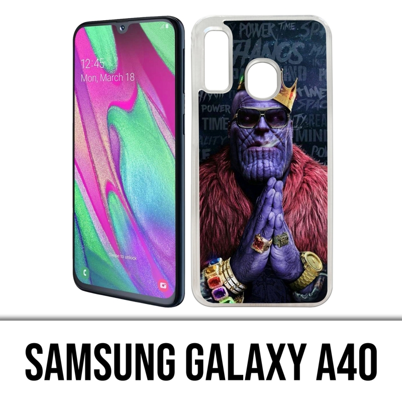 Coque Samsung Galaxy A40 - Avengers Thanos King