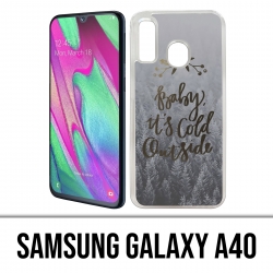 Custodia per Samsung Galaxy A40 - Baby Cold Outside