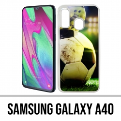 Coque Samsung Galaxy A40 - Ballon Football Pied