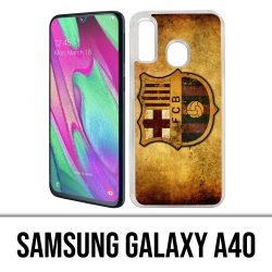 Coque Samsung Galaxy A40 - Barcelone Vintage Football