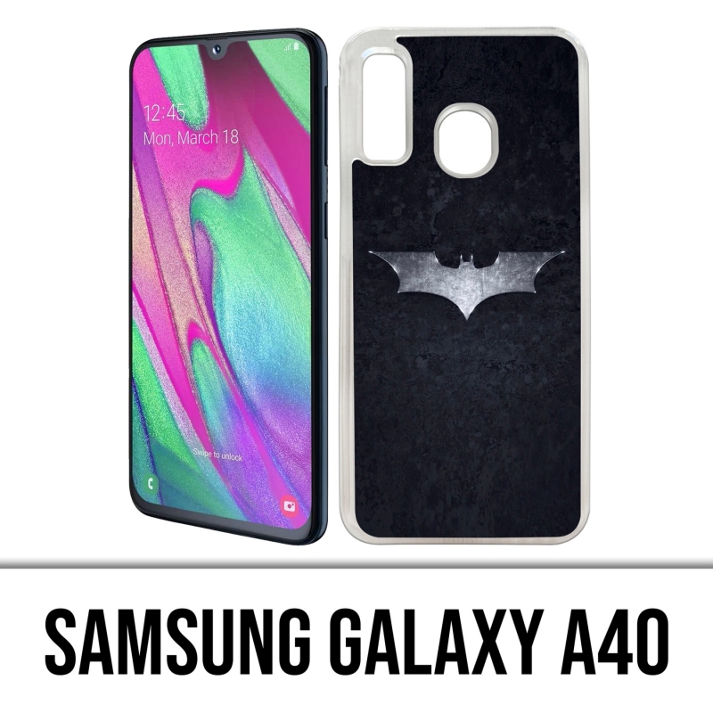 Coque Samsung Galaxy A40 - Batman Logo Dark Knight