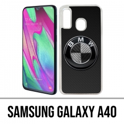 Samsung Galaxy A40 Case - Bmw Logo Carbon