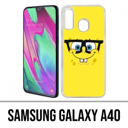 Coque Samsung Galaxy A40 - Bob Éponge Lunettes