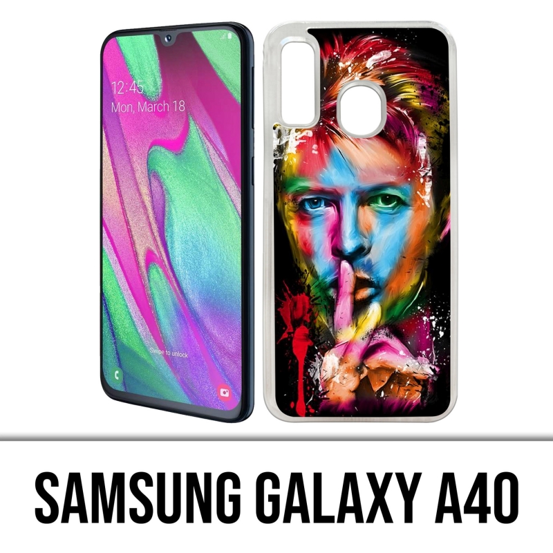 Funda Samsung Galaxy A40 - Bowie Multicolor