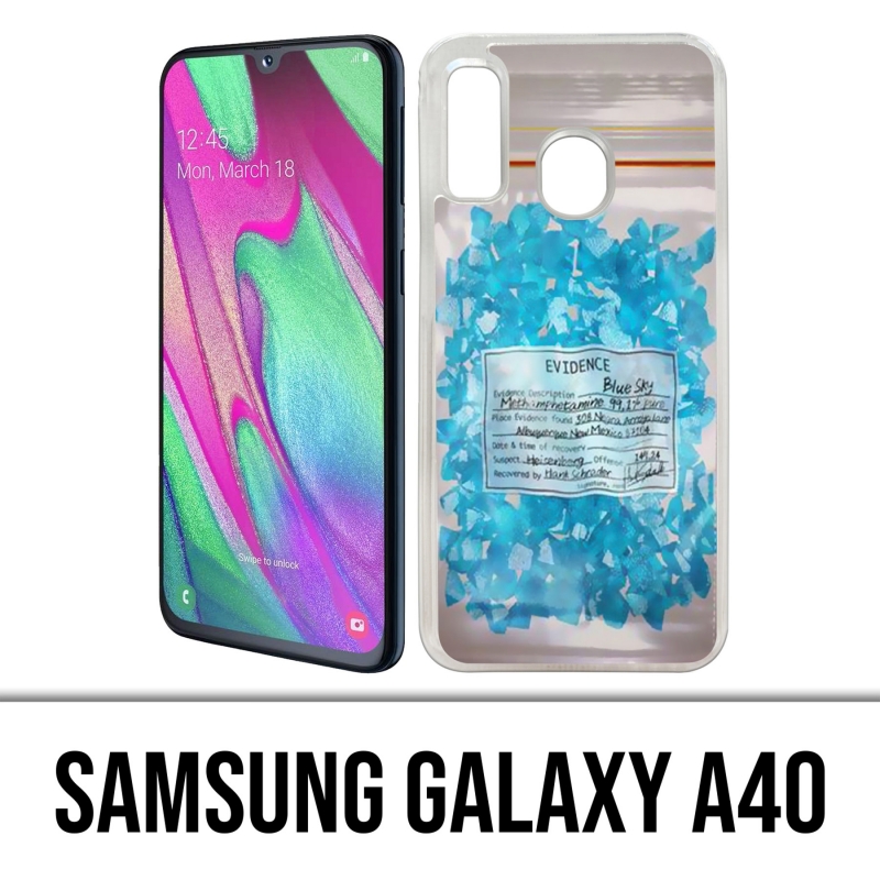 Coque Samsung Galaxy A40 - Breaking Bad Crystal Meth