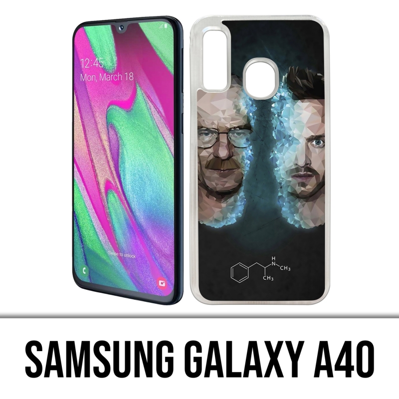 Funda Samsung Galaxy A40 - Breaking Bad Origami