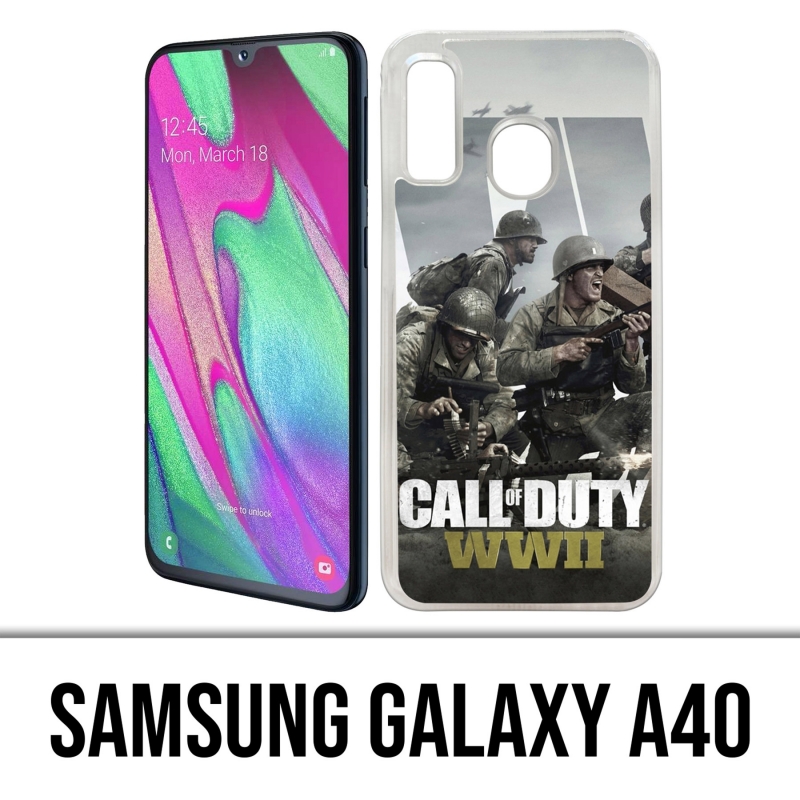 Samsung Galaxy A40 Case - Call Of Duty Ww2 Charaktere
