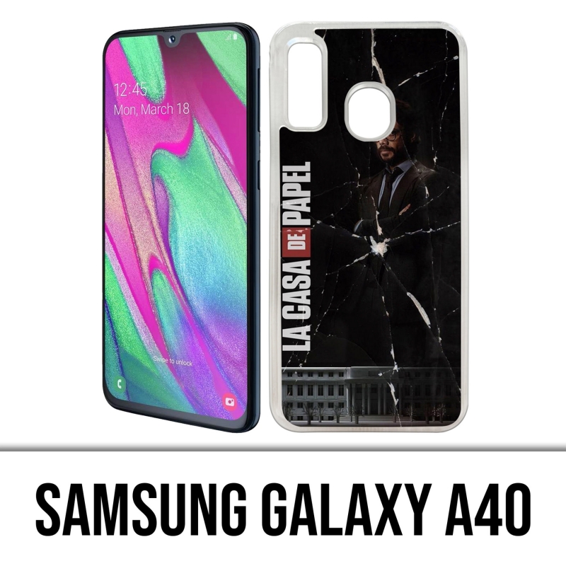 Coque Samsung Galaxy A40 - Casa De Papel Professeur