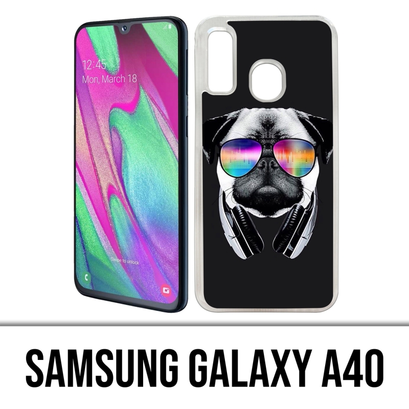 Custodia per Samsung Galaxy A40 - Dj Pug Dog