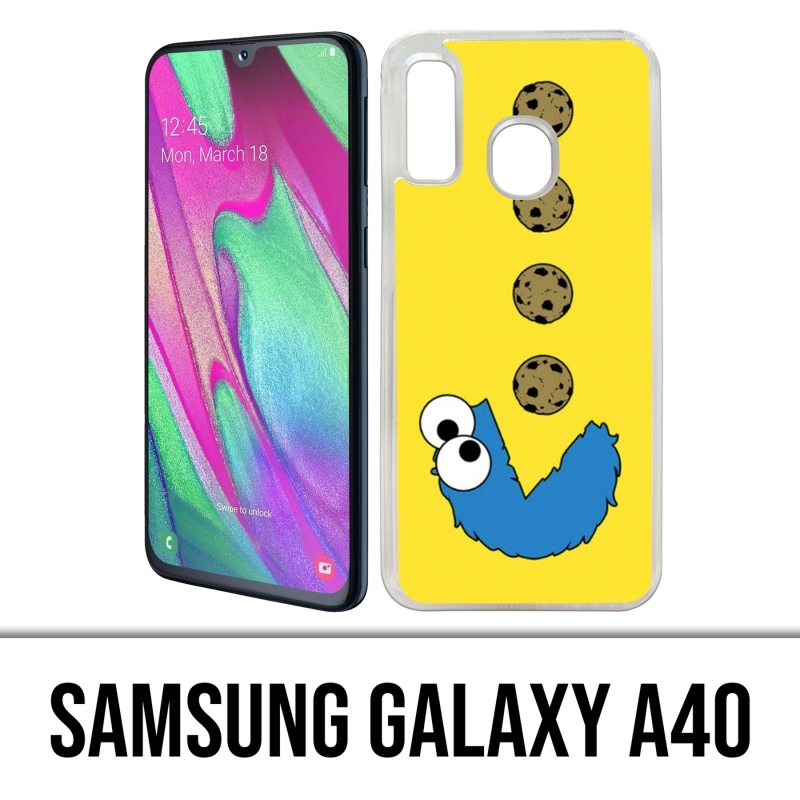 Custodia per Samsung Galaxy A40 - Cookie Monster Pacman