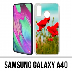 Funda Samsung Galaxy A40 - Poppies 2