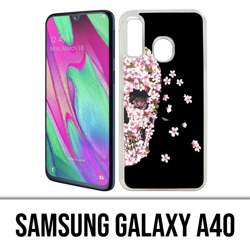 Funda Samsung Galaxy A40 - Crane Flowers