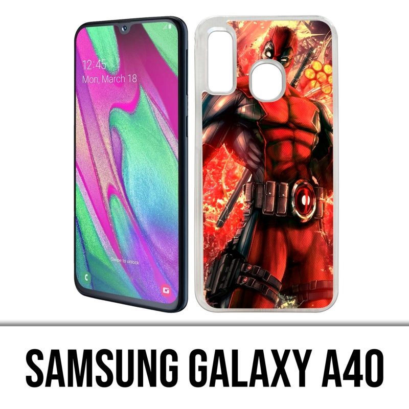 Coque Samsung Galaxy A40 - Deadpool Comic