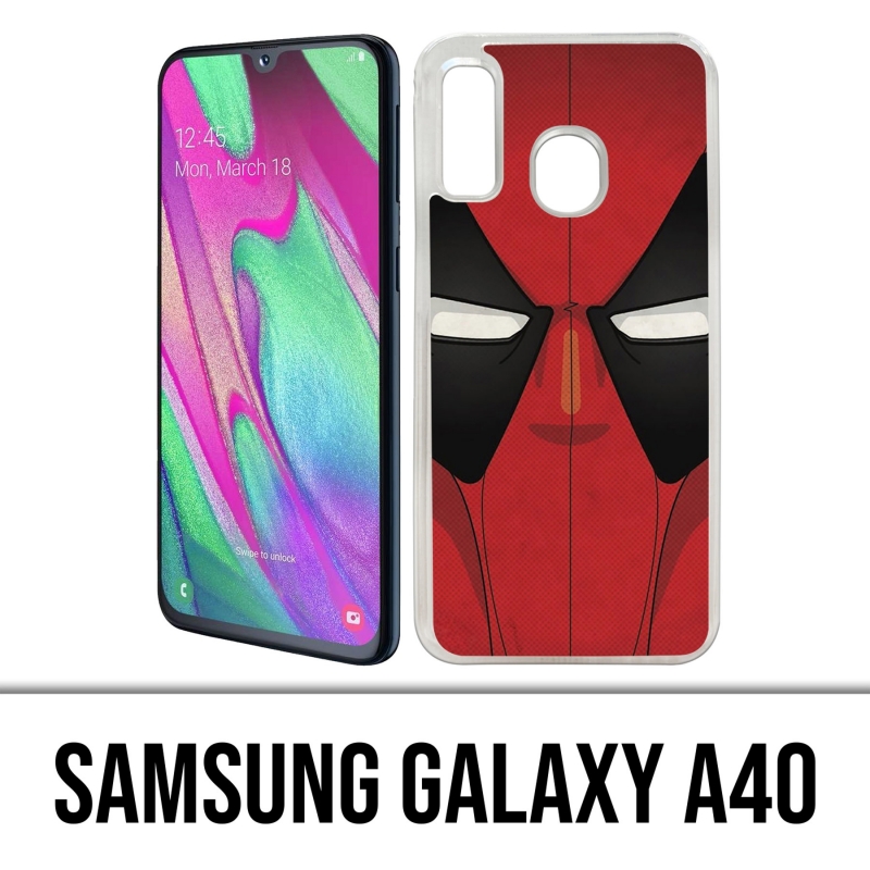 Coque Samsung Galaxy A40 - Deadpool Masque