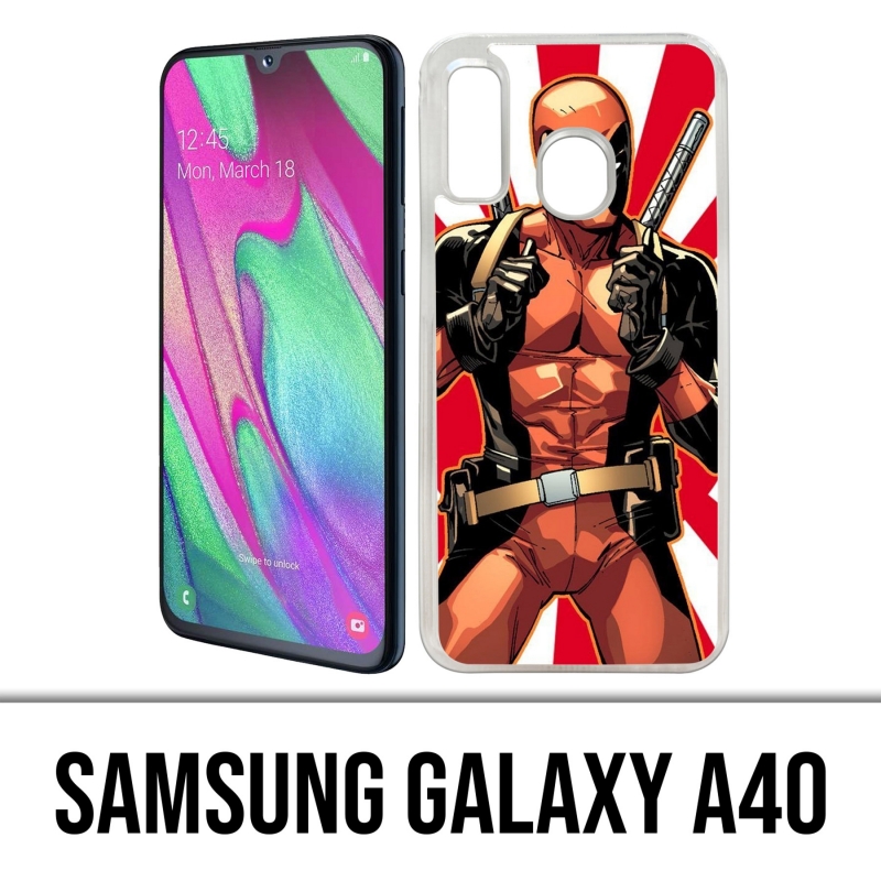 Coque Samsung Galaxy A40 - Deadpool Redsun