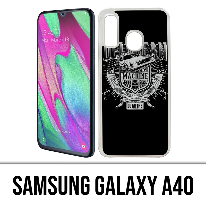 Coque Samsung Galaxy A40 - Delorean Outatime