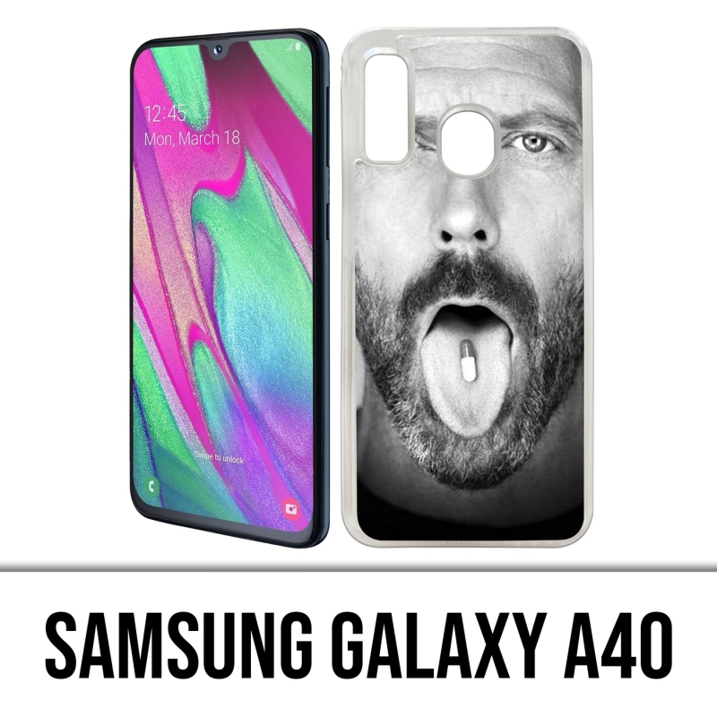 Coque Samsung Galaxy A40 - Dr House Pilule