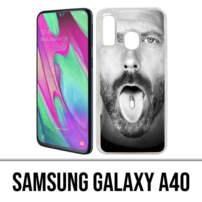 Samsung Galaxy A40 Case - Dr. House Pill