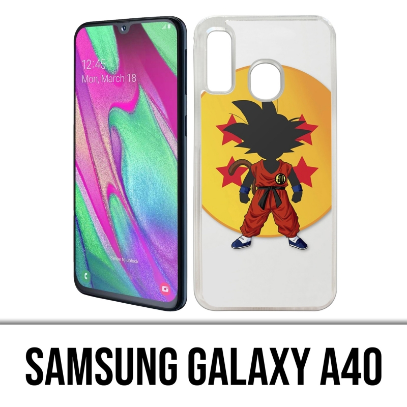 Samsung Galaxy A40 Case - Dragon Ball Goku Crystal Ball