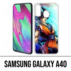 Coque Samsung Galaxy A40 - Dragon Ball Goku Couleur