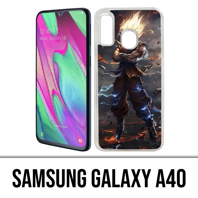 Custodia per Samsung Galaxy A40 - Dragon Ball Super Saiyan